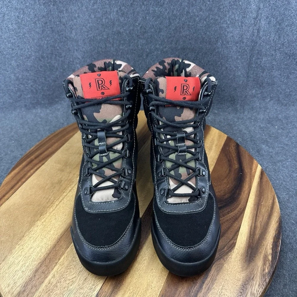 Pony X Rothco Black/Camo Trackitback Hi Boot Size 9.5 RARE SHOE‎